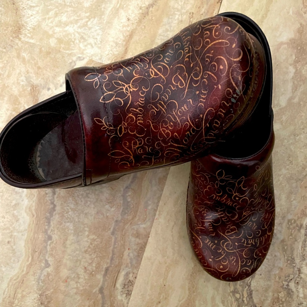 Brown Hope Dansko Mules